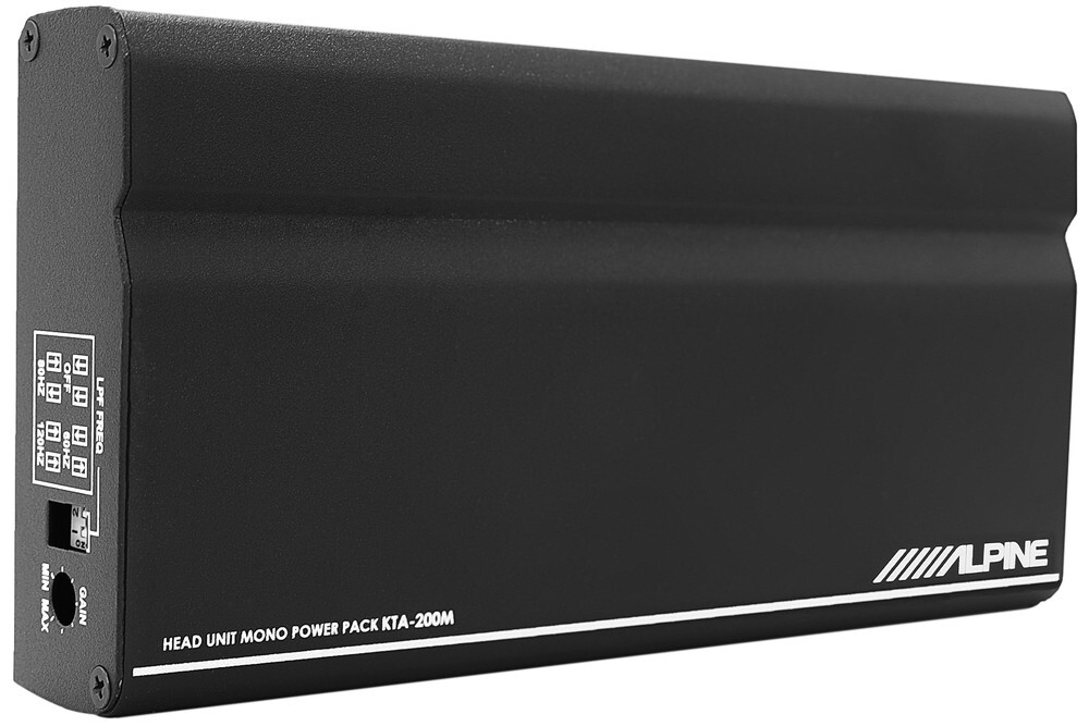 Моноблочный усилитель Alpine KTA-200M мощностью 200 Вт с блоком питания RMS 38690₽