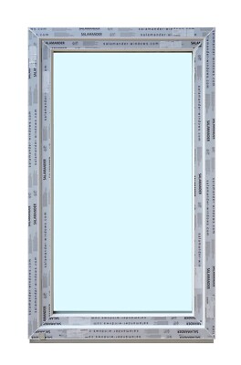 Kunststofffenster Fenster Salamander, 90x150 cm bxh, weiß