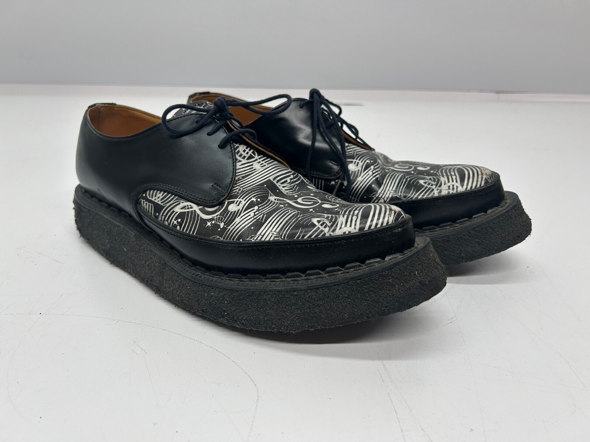 Vtg George Cox #8775 Creepers Shoes Punk Rockabilly Size 8 Gibson