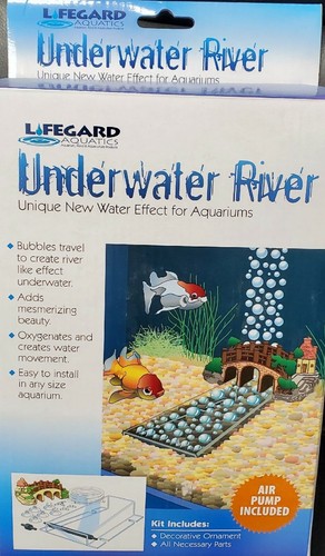 LIFEGARD AQUATICS UNDERWATER RIVER MEDIUM  Unique Water Effects for  Aquariums   - Picture 1 of 3
