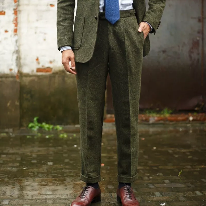 Mens wool hotsell tweed pants