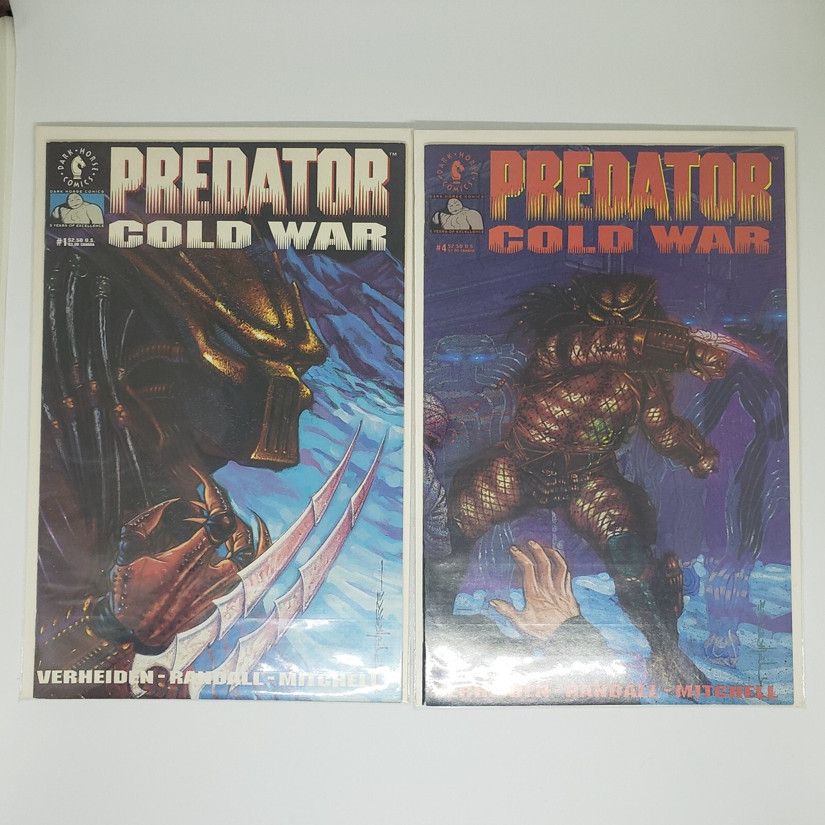 PREDATOR: Cold War ~ Issue 1 & 4 ~ Dark Horse Comics (1991) ~ NM