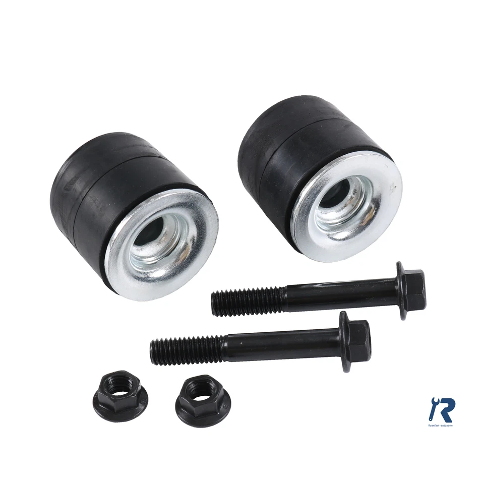 Bujes de montaje de cuerpo de soporte de núcleo de radiador de goma (+pernos) aptos para GM de 1967-1989 Foto 4 de 4