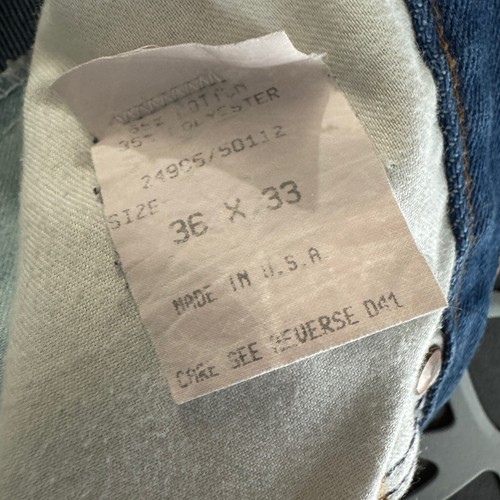 90 s genuine sears roebucks men s jeans size 36x33 blue western 80 s