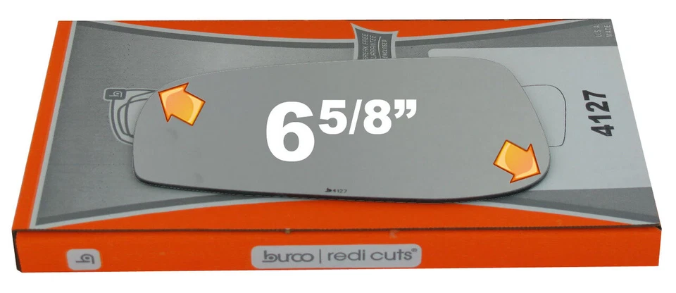 Nuevo espejo retrovisor plano izquierdo de repuesto para 04-06 Volvo S60 sin placa de respaldo Foto 3 de 4