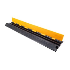 Pro X 2-Channel Rubber Cable Protector Ramp Speed Bump Cover