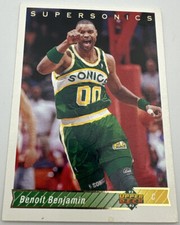 1992-93 Upper Deck Seattle Supersonics Basketball Card #97 Benoit Benjamin