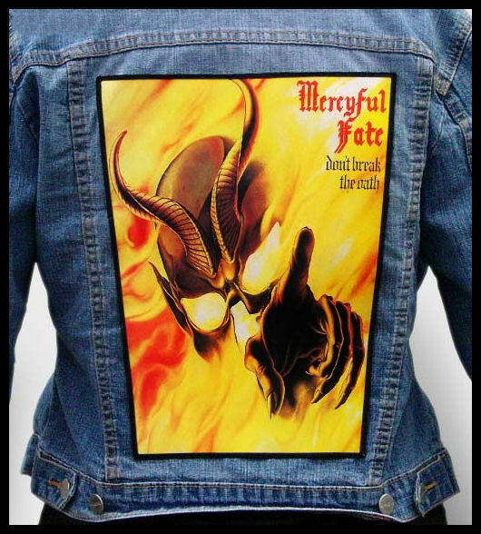 MERCYFUL FATE - Don't Break The Oath -- Backpatch Back Patch