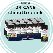 San Pellegrino Chino' Chinotto Sparkling Soft Drink, Cans 330ml - BOX OF 24 CANS