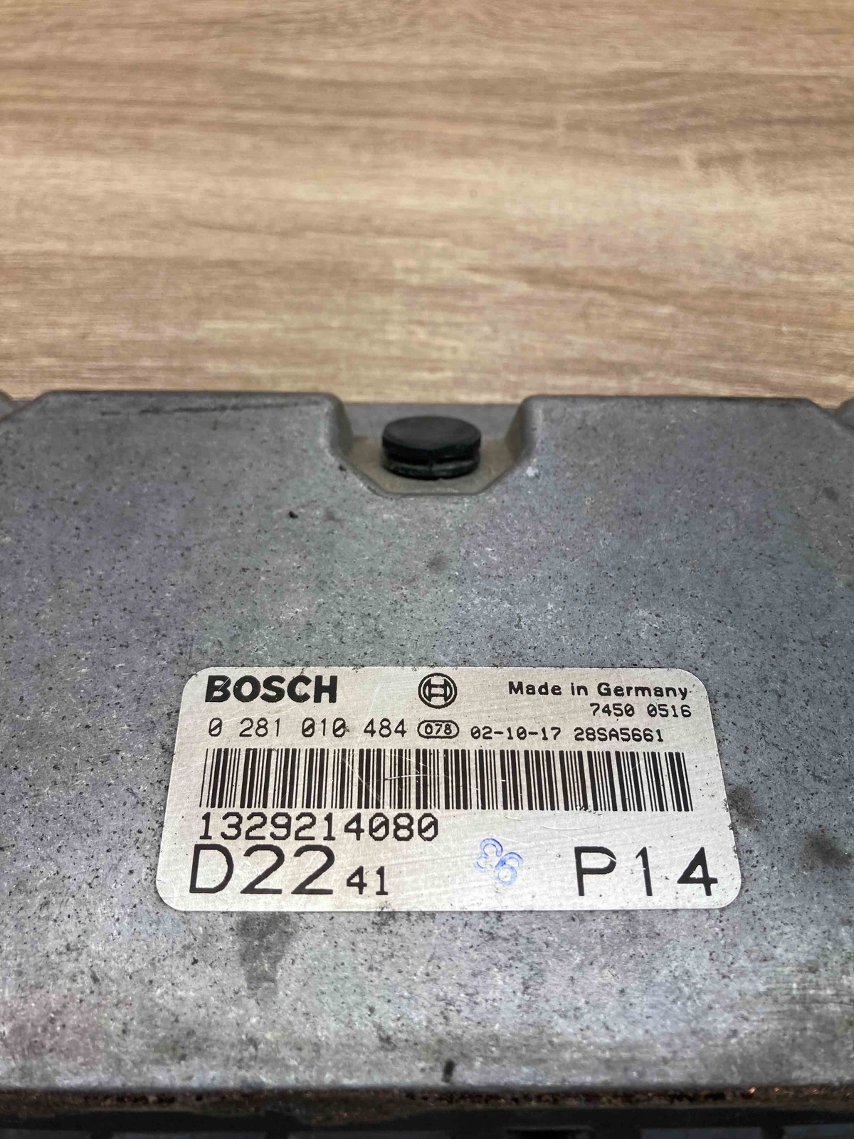 1329214080 0281010484 Peugeot Citroen Motor ECU Engine Module Unit  