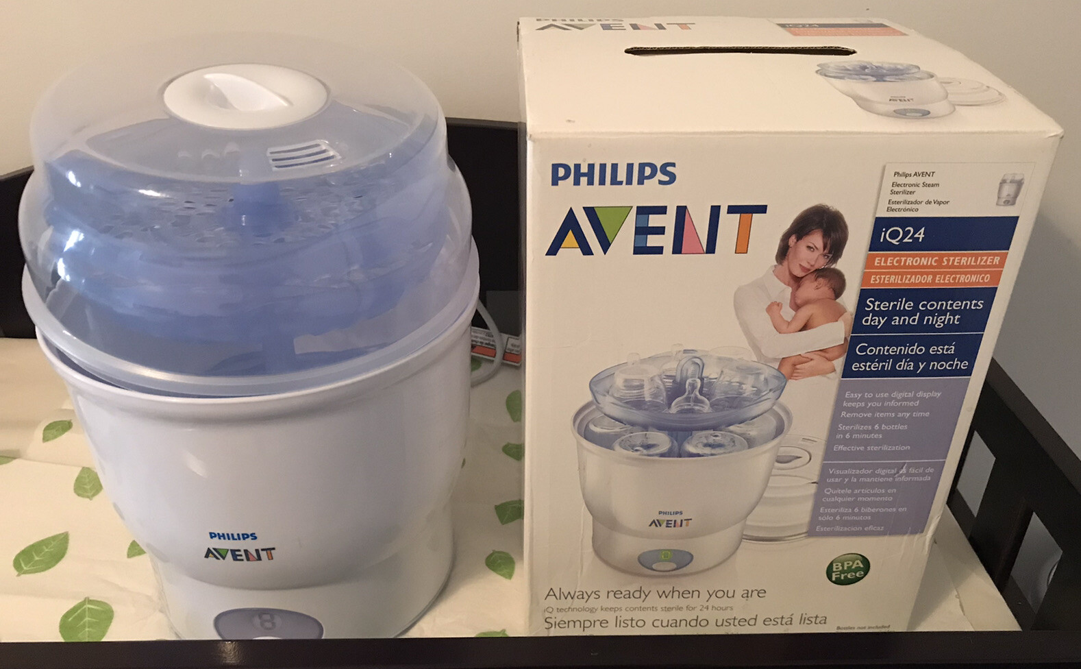 avent iq24 steam sterilizer