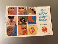 Vintage 1968 WORLD OF BARBIE FASHIONS MATTEL Book One Stacey FREE SHIPPING 