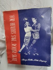 Mens Chicago Rink Rollerskates size 7 Good Condition in Original Box High Black