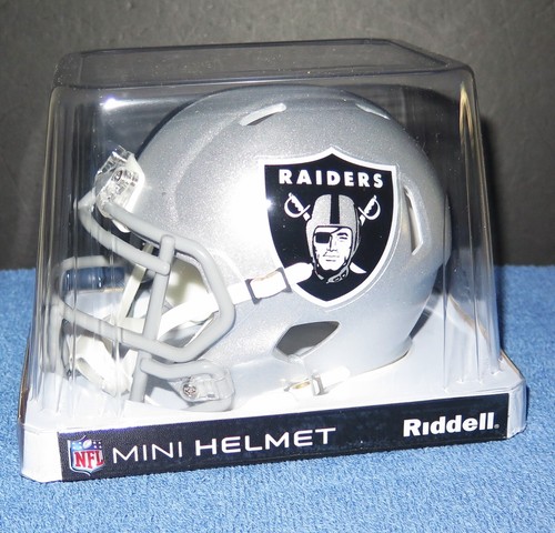 LAS VEGAS RAIDERS MINI SPEED FOOTBALL HELMET FROM RIDDELL (NOT FOR ...