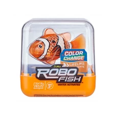 Zuru ROBO FISH Alive Orange ColorChanging Water Activated Swimming Fish Toy, New