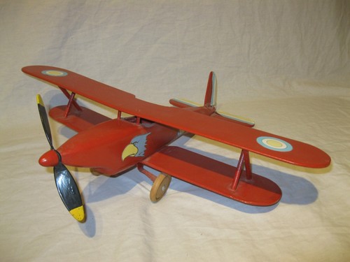 ANCIEN AVION En Bois Vernis D.C.3 EUR 220,00 - FR