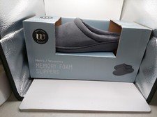 Wayland Square Mens/ Women's Memory Foam Slippers