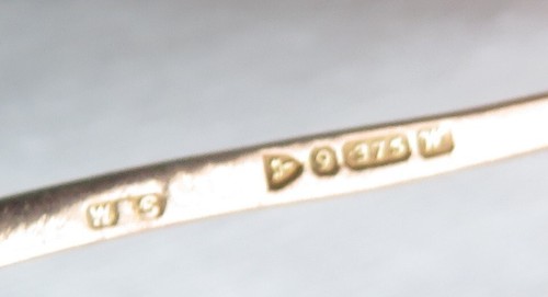 9ct Gold brooch pin - Golfing interest needs TLC - Georgian - Picture 6 of 15
