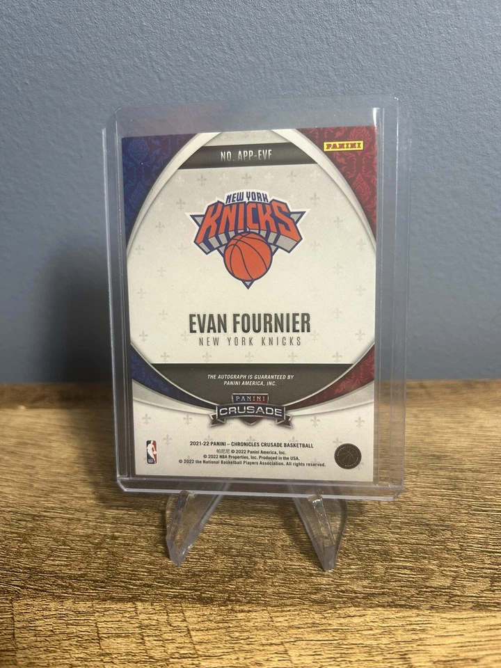 2021-22 Panini Chronicles - Apprentice Signatures #APP-EVF Evan Fournier FRANCE - Image 2 of 2