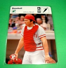 #24 JOHNNY BENCH 2004 Donruss playoff SPORTSCASTER 13/15 Cincinnati REDS MINT