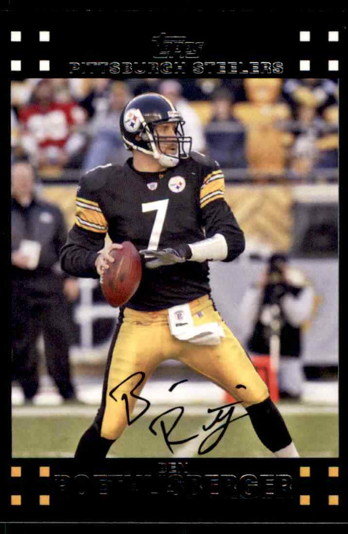 2007 TOPPS BEN ROETHLISBERGER PITTSBURGH STEELERS #36 | eBay