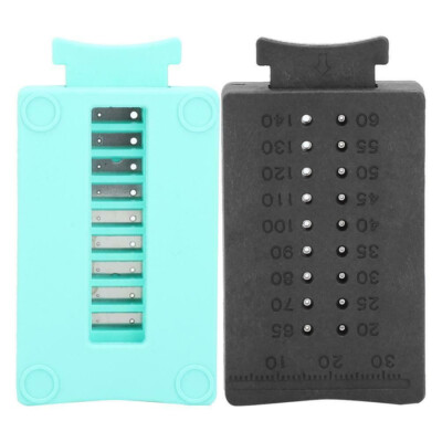 2x Dental Endo Gutta Percha Points Root Canal Files Messure Gauge Ruler Cutter