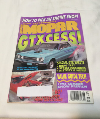 Mopar High Performance Magazine June 1994 Back Issue