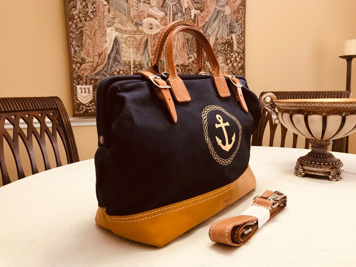 Leather Canvas Mason Bag Mason's Canvas Tool Bag With Leather