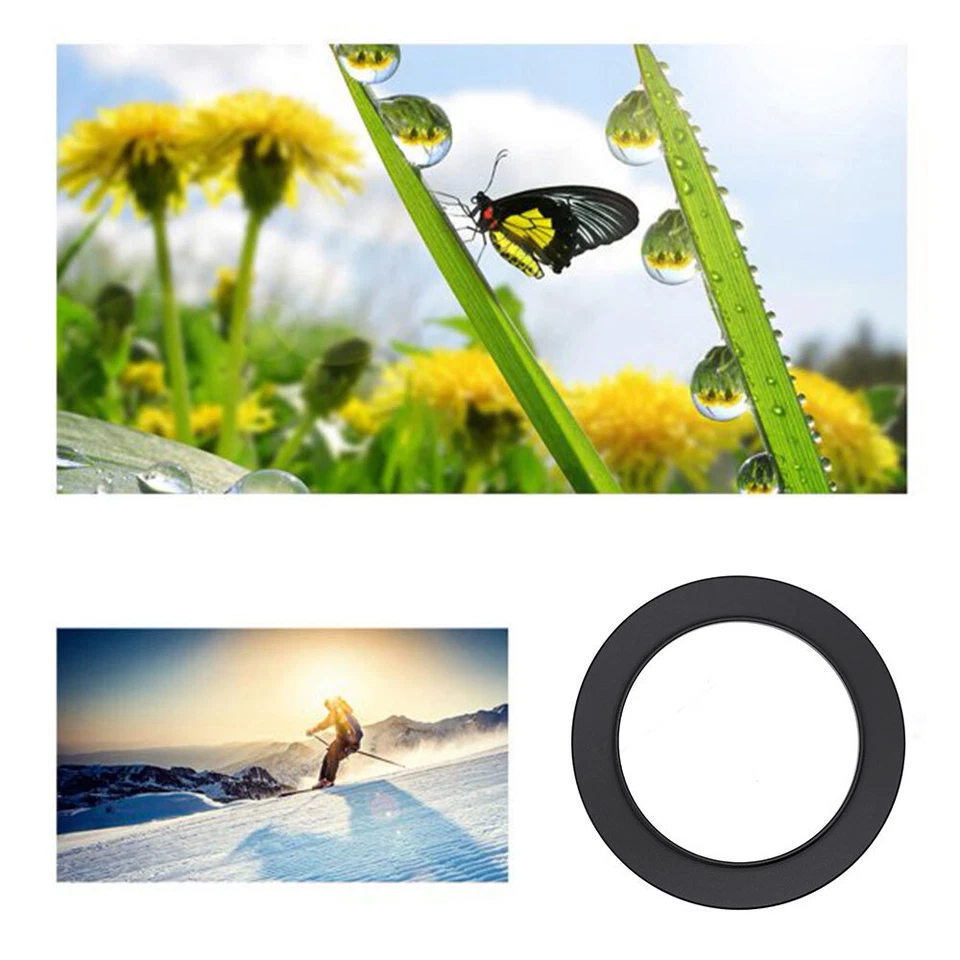 60mm-37/40/43/55/62/67/72/77mm Step-Up/Step-Down Ring Lens Adapter Filter Ring - Image 3 of 4