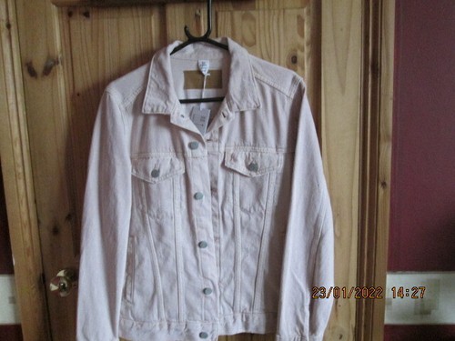 Buy H\u0026M DENIM JACKET BNWT SIZE 18 PINK 