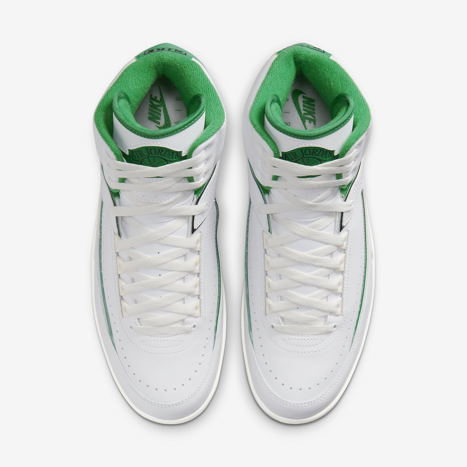 Size 18 Jordan 2 Retro Lucky Green Nike Air Jordan II Celtics DR8884-103 NO LID thumbnail 5