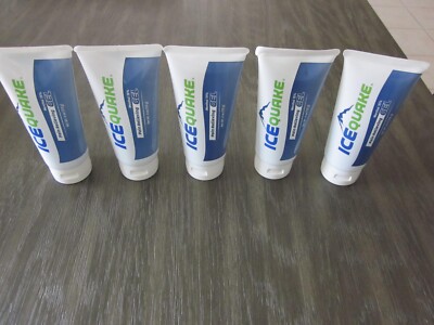 ICEQUAKE PAIN RELIEVING GEL  , MENTHOL 15%  , 4oz. ,  PACK OF 5 *
