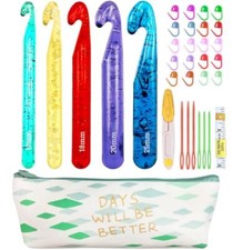 5 Large Crochet Hook,25mm 20mm 18mm 15mm 12mm Size Crochet Hook, Large