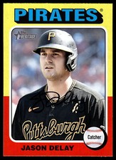 2024 Topps Heritage #233 Jason Delay Pittsburgh Pirates