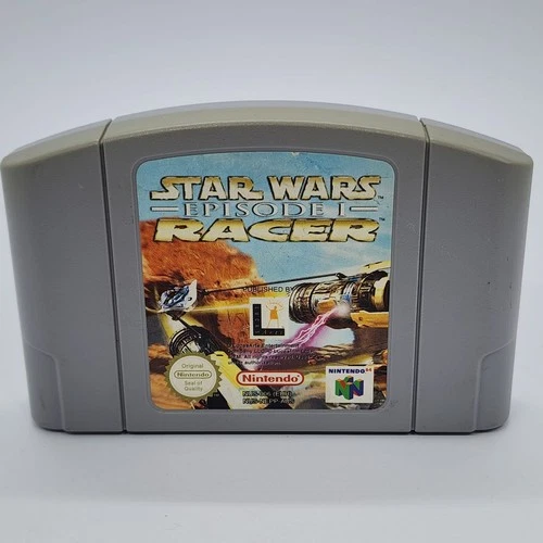 Nintendo 64 Star Wars Episode I Racer N64 Game Cartridge PAL Version
