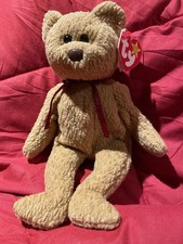 Ty Beanie Babies Curly The Bear Plush Toy - 4052 With Errors