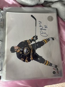 Autographed Christian Ehrhoff And Ted Nolan Pictures 