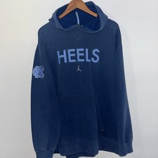 Vintage Air Jordan North Carolina Mens XL Tar Heels Center Pullover Hoodie UNC