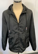 Stone Island Men’s Black Hooded Windbreaker Jacket Size L - Z#1008