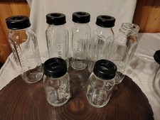 Evenflo Vintage Glass Baby Bottle Set And Vintage Sterilizer