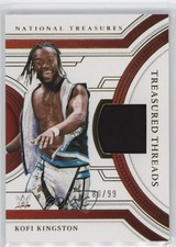 2024 Panini National Treasures WWE Treasured Threads 80/99 Kofi Kingston 16tx