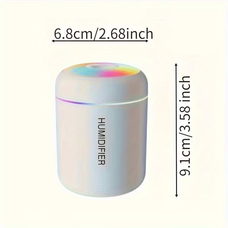 With Led Night Light White Ideal For Car Office Desk