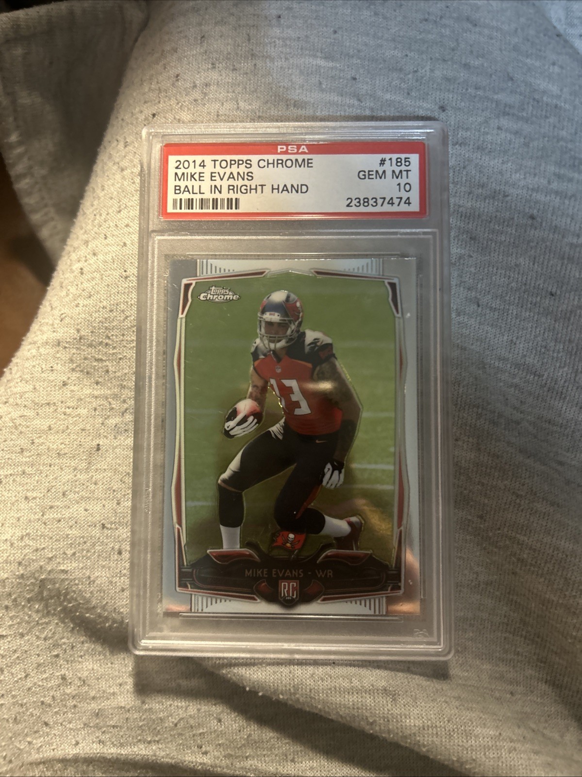 Mike Evans Topps Chrome #185 Ball in Right Hand