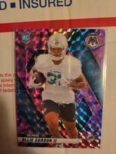 2025 Mosaic Ollie Gordon II Purple Reactive Mosaic Prizm RC