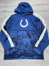 Indianapolis Colts Hoodie Sweatshirt Youth Large Blue NFL Football Team Apparel