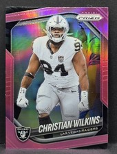 2025 Panini Prizm - Christian Wilkins #40 Pink Prizm