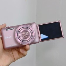 Nikon Coolpix S6600 16MP Compact Digital Camera 12x Zoom English w/Battery Pink
