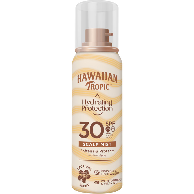 Hawaiian Tropic Hydrating Protection Scalp Sunscreen Mist - SPF 30-60ml | High UVA & UVB scalp and hairline sun protection, with panthenol and vitamin E, for all hair colours, water-resistant, vegan - Image 2