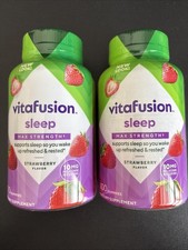 2x Vitafusion Max Strength Melatonin Gummies, 100ct Ea Exp 12/26 New