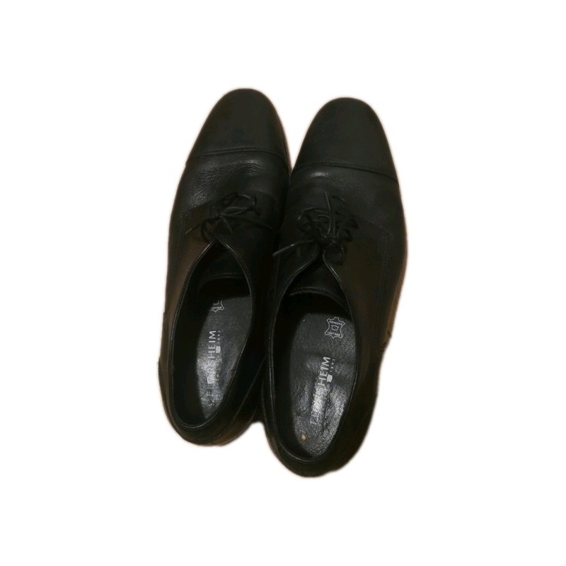 Florsheim Men's Black US 12 D Leather Cap Toe Brogue Oxford Dress Shoes